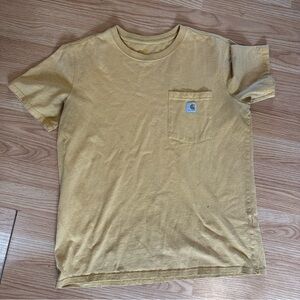 Carhartt women’s loose fit heavyweight gold front pocket short sleeve work wear